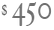 $450