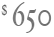 $650